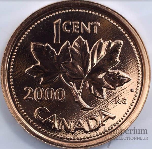 Canada - 1 Cent 2000W ERREURS - NBU