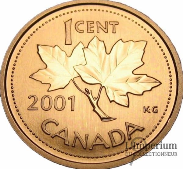 Canada - 1 Cent 2001P Magnétique - Spécimen