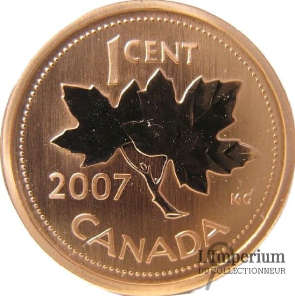 Canada – 1 Cent 2007 Magnétique – Spécimen