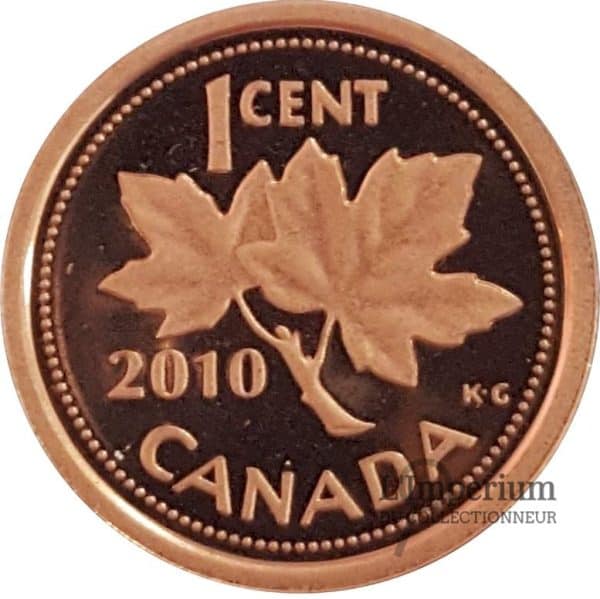 Canada - 1 Cent 2010 - Épreuve