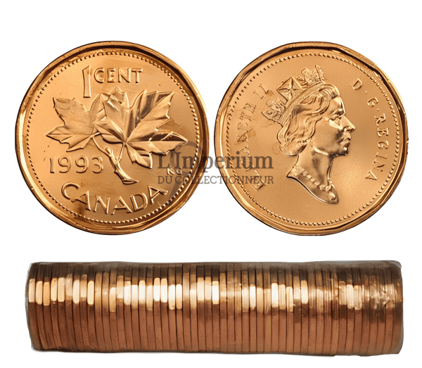 Canada - Rouleau Original de 1 Cent 1993
