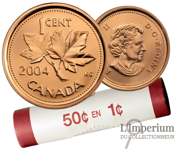 Canada - Rouleau Original de 1 Cent 2004