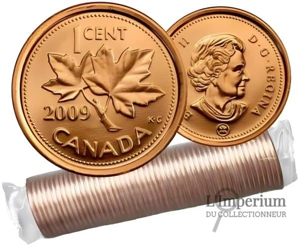 Canada - Rouleau Original de 1 Cent 2009 Magnétique