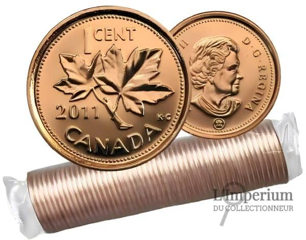 Canada - Rouleau original de 1 cent 2011