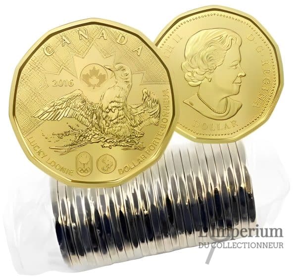 Canada - Rouleau Original 1 Dollar 2016 Olympiques