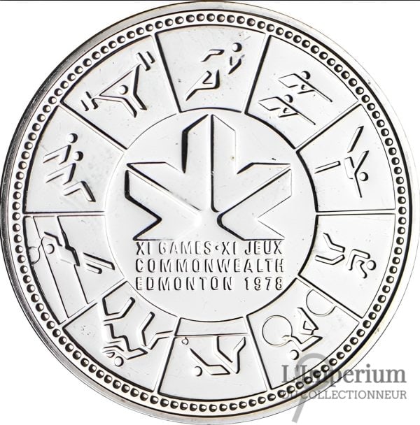 Canada - 1 Dollar en Argent Jeu du Commonwealth 1978