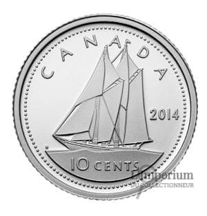 Canada - 10 Cents 2014 en Argent - Épreuve