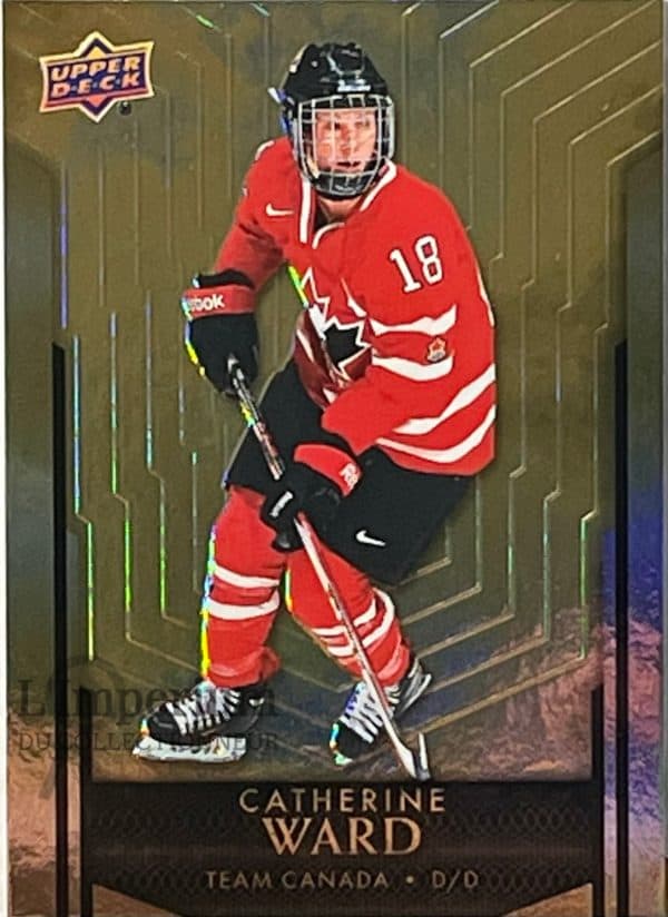 100 Catherine Ward - Carte d'Hockey Légendes 2023