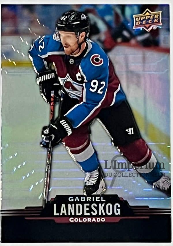 104 Gabriel Landeskog - Carte d'Hockey LNH 2020-2021