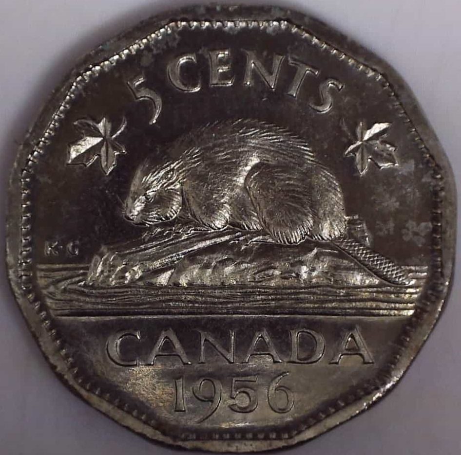 Canada - 1956 5 Cents - NBU L'Imperium Du Collectionneur 2023