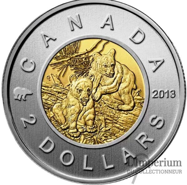 Canada - 2 Dollars 2013 Oursons Noirs - Spécimen