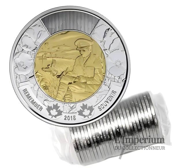 Canada - Rouleau Original 2 Dollars 2015 Souvenir