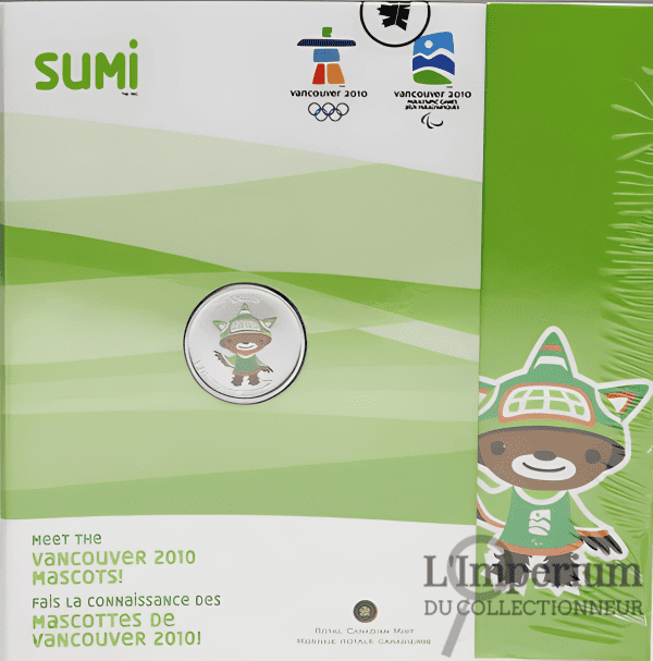 Canada - Mascottes des Jeux Olympiques Vancouver Sumi 2008