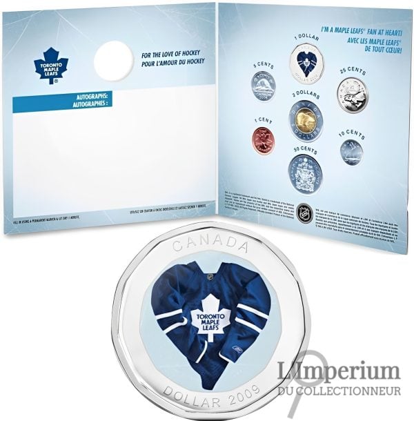 Canada - Ensemble de pièces LNH Maple Leafs de Toronto 2009