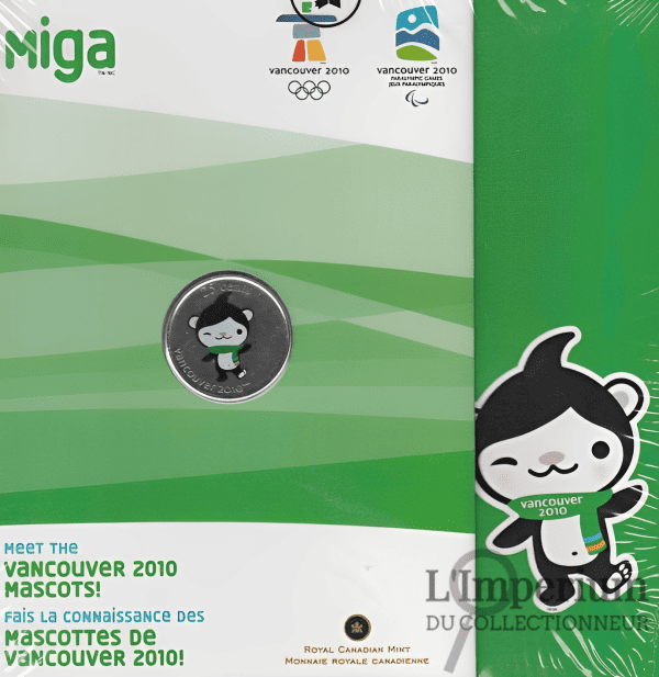 Canada - Mascottes des Jeux Olympiques Vancouver Miga 2008
