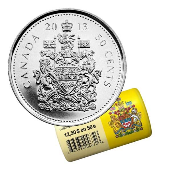 Canada - Rouleau 50 Cents 2013 - Logo MRC
