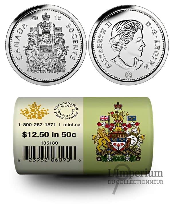 Canada - Rouleau Original 50 Cents 2015 - Logo MRC