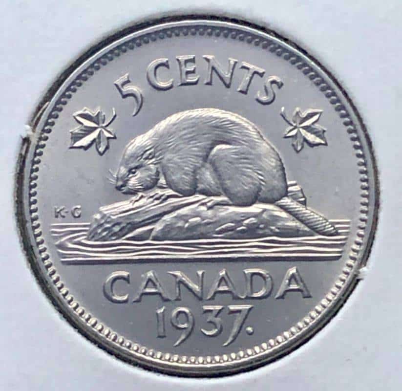 Canada - 1937 5-Cents DOT - Circulated