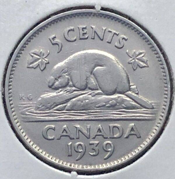 Canada - 5 Cents 1939