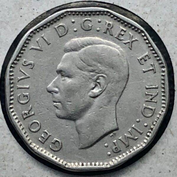CANADA - 5 Cents 1947 DOT