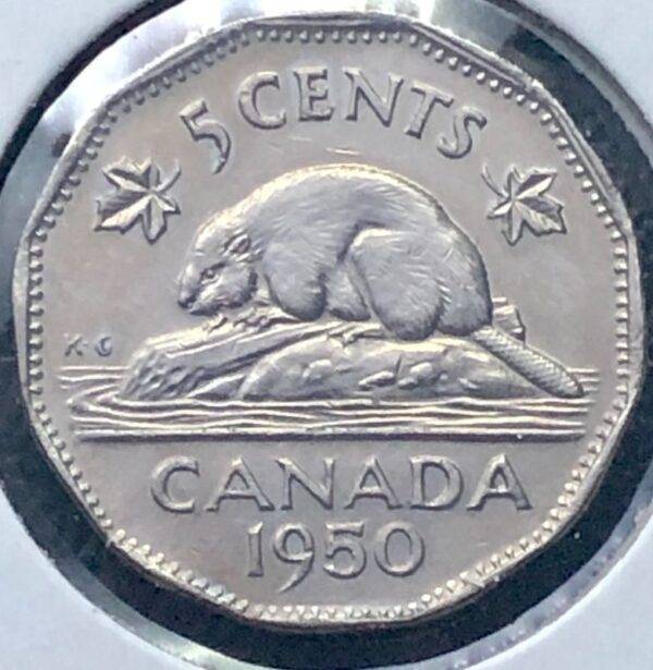 CANADA - 5 Cents 1950 - UNC