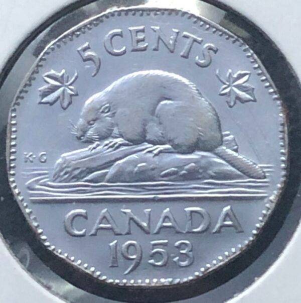 Canada - 5 Cents 1953 NSF - UNC