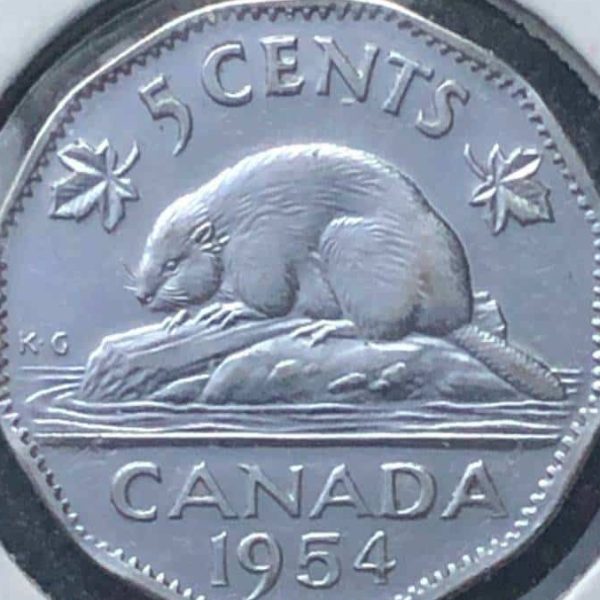 Canada - 5 Cents 1954 - UNC