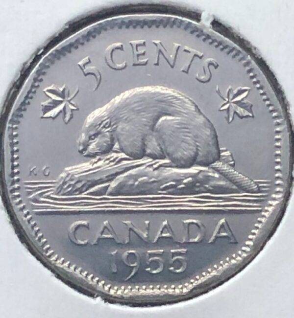 Canada - 5 Cents 1955