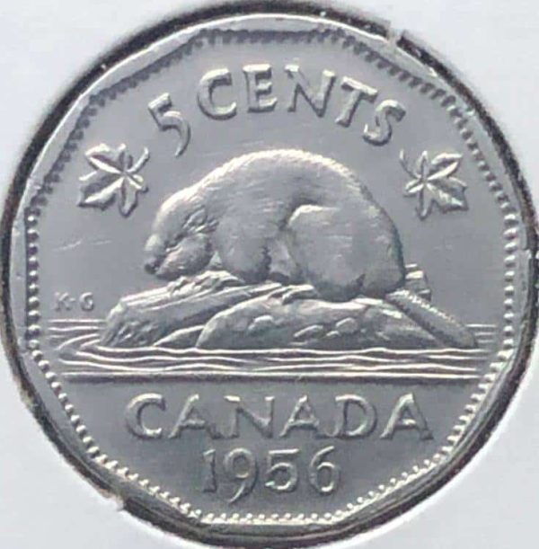 Canada - 5 Cents 1956