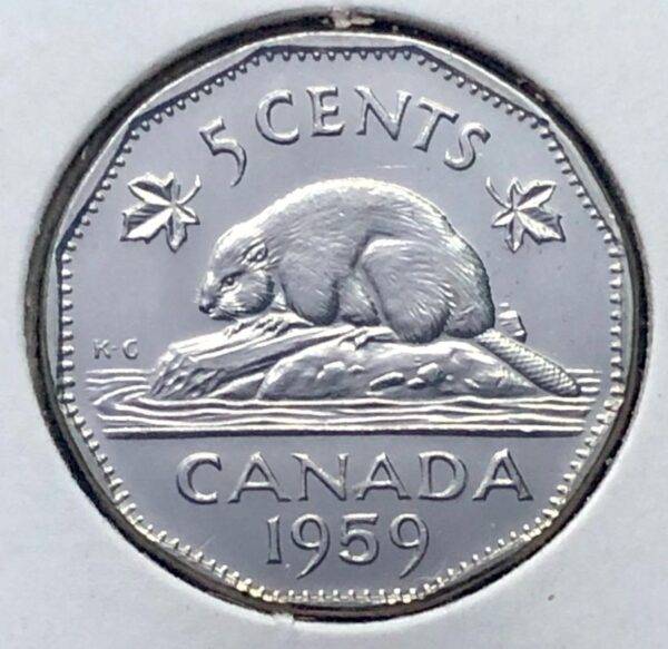 CANADA - 5 Cents 1959 - B.UNC