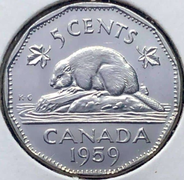 Canada - 5 Cents 1959 - AU-55