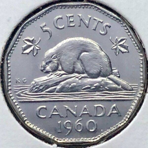 CANADA - 5 Cents 1960 - B.UNC