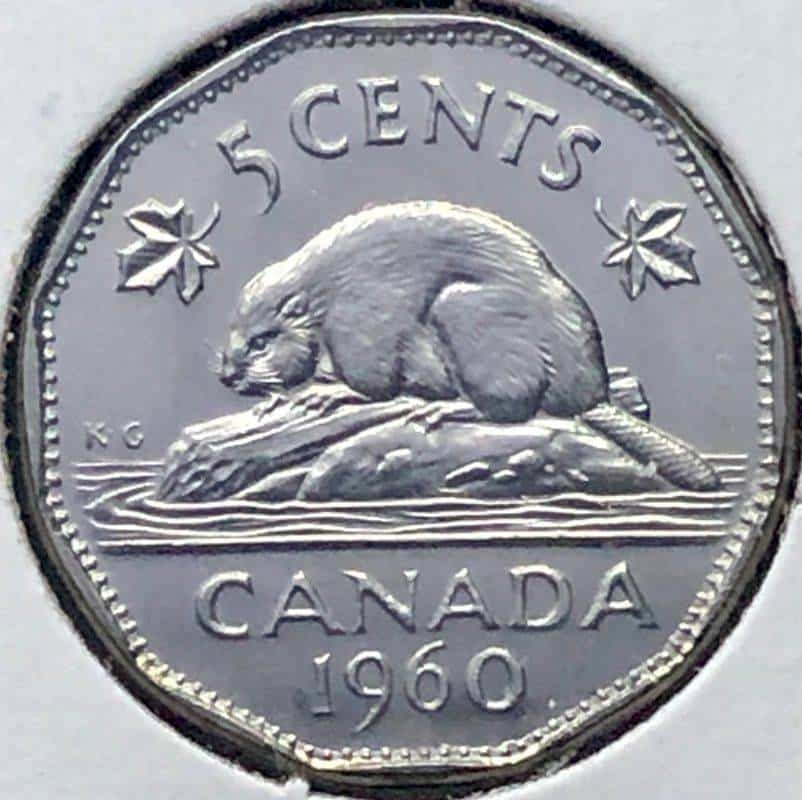 Canada - 1960 5-Cents Circulated
