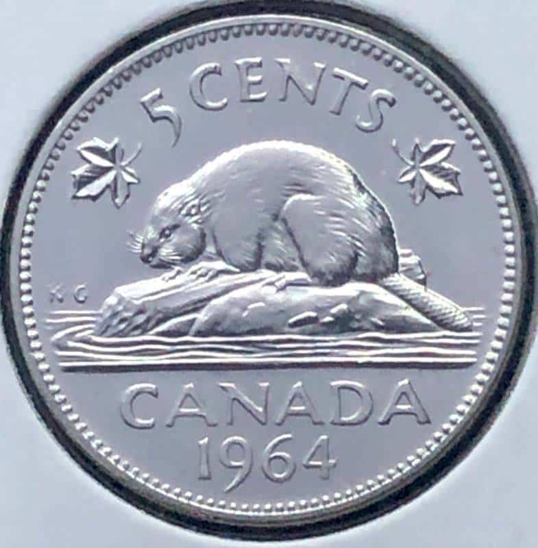 1964 Canada - 5 Cent Original Roll