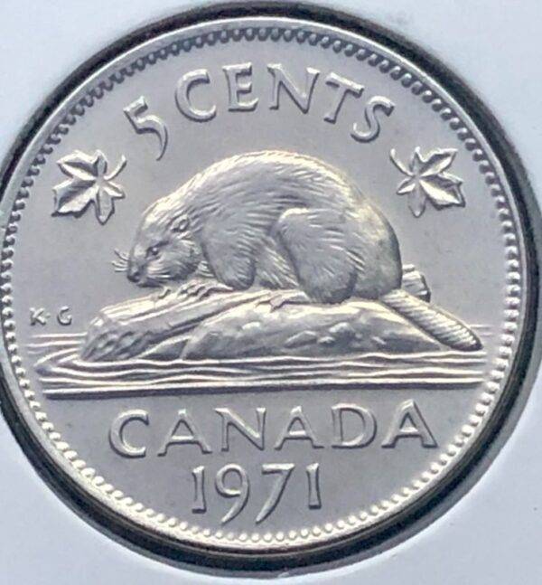 Canada - 5 Cents 1971 - B.UNC