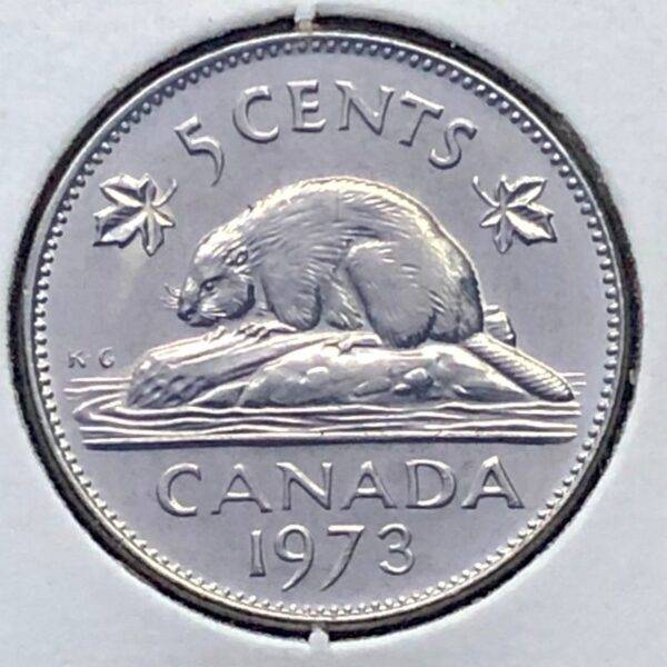 CANADA - 5 Cents 1973 - B.UNC