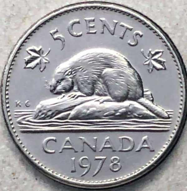 Canada - 5 Cents 1978 - B.UNC