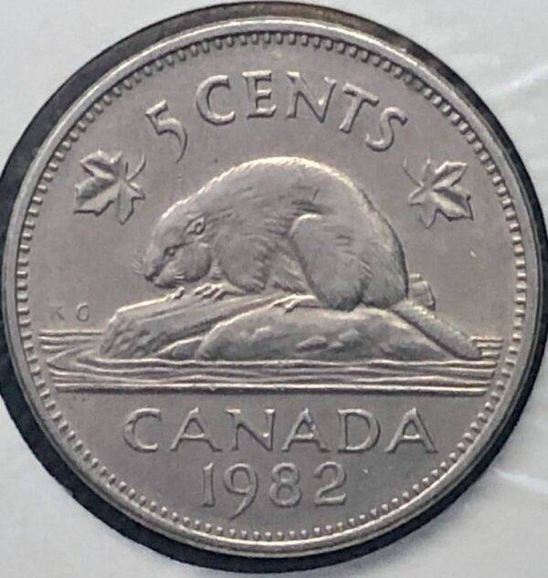 CANADA - 5 Cents 1982 -