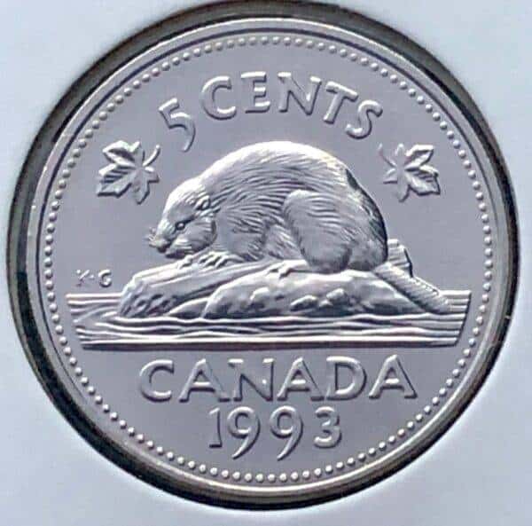 CANADA - 5 Cents 1993 - B.UNC