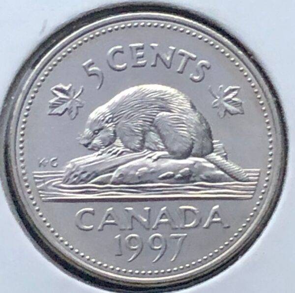 CANADA - 5 Cents 1997 - B.UNC