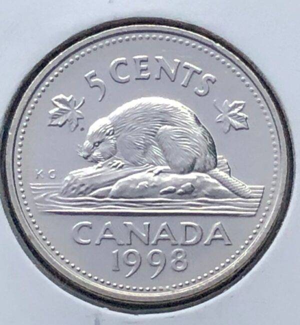 CANADA - 5 Cents 1998 - B.UNC