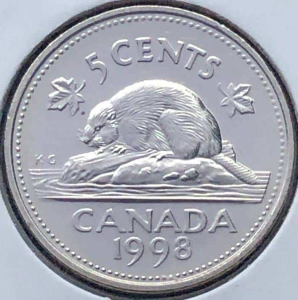 Canada - 5 Cents 1998 - B.UNC