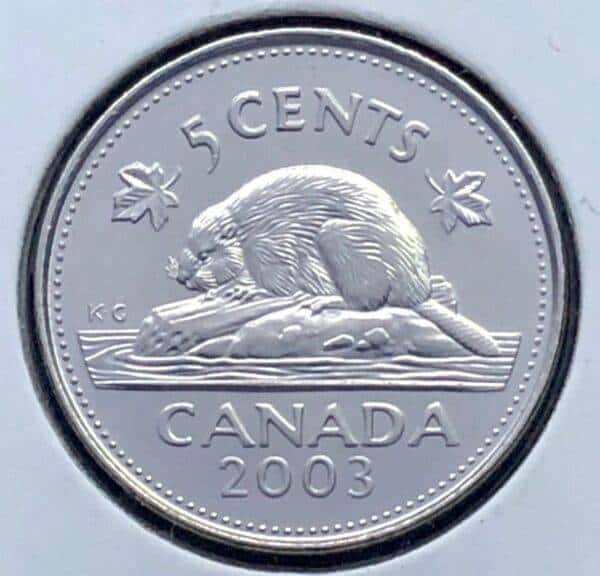 Canada - 5 Cents 2003P Nouvelle Éffigie - B.UNC