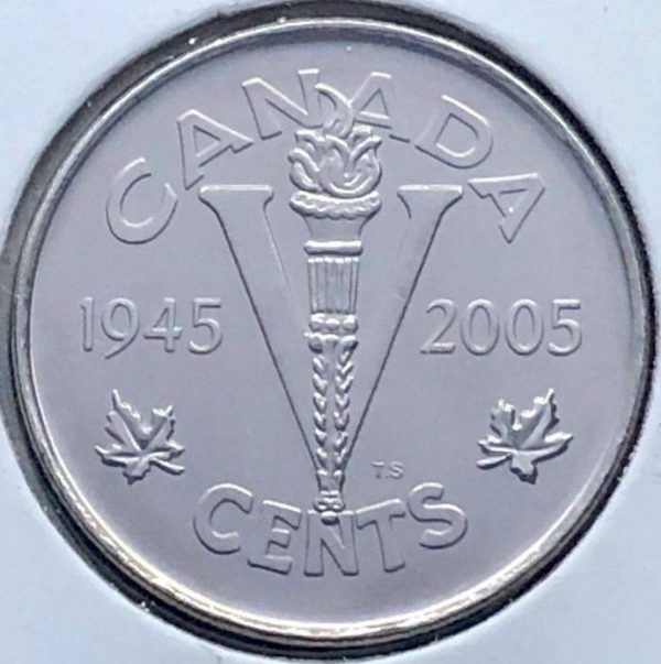 Canada - 5 Cents 2005P Victoire - B.UNC