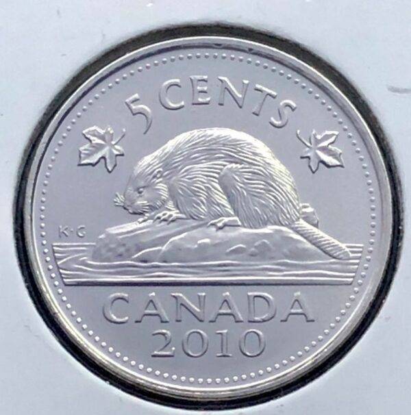 Canada - 5 Cents 2010 - B.UNC
