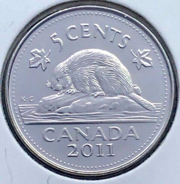 Canada - 5 Cents 2011 - B.UNC