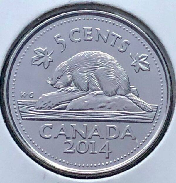 Canada - 5 Cents 2014 - B.UNC
