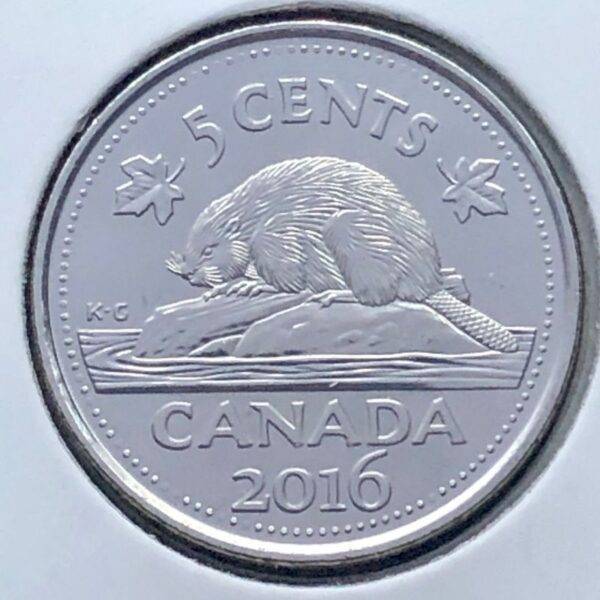 CANADA - 5 Cents 2016 - B.UNC