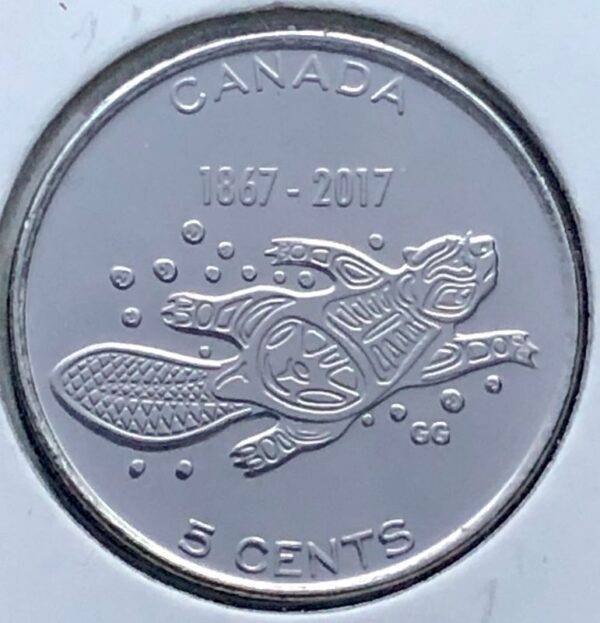 CANADA - 5 Cents 2017 - CANADA 150 - B.UNC