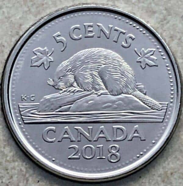 CANADA - 5 Cents 2018 - B.UNC